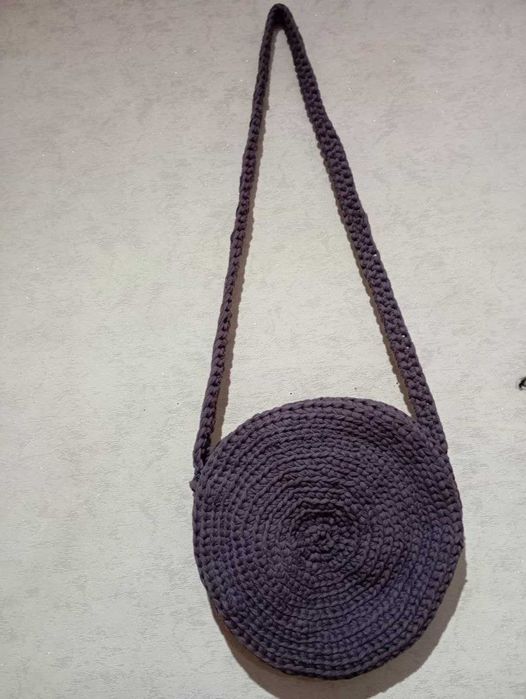 Вязаная сумка, ручной работы