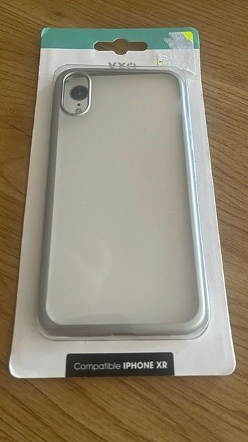 Чисто нов силиконов гръб / калъф с хромирани ръбове за iPhone XR