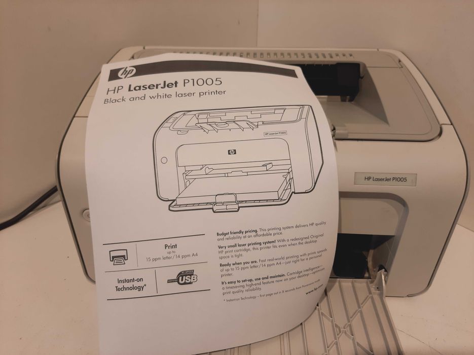 Принтер лазерный HP LaserJet P1005