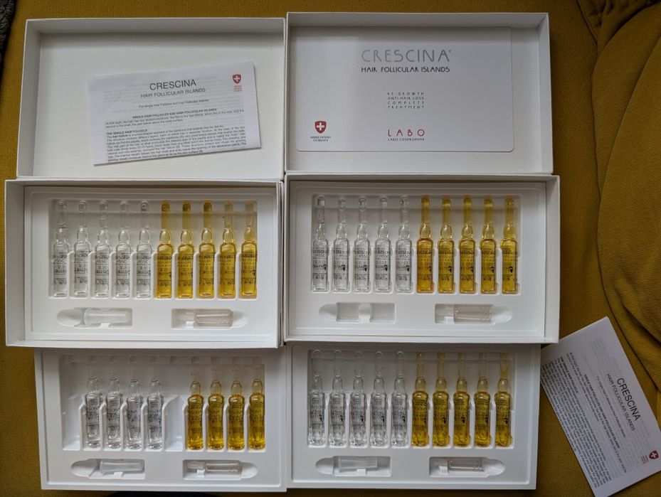 *ПРОМОЦИЯ* Терапия за коса Crescina Follicular Islands 2100 Man, 2 бро