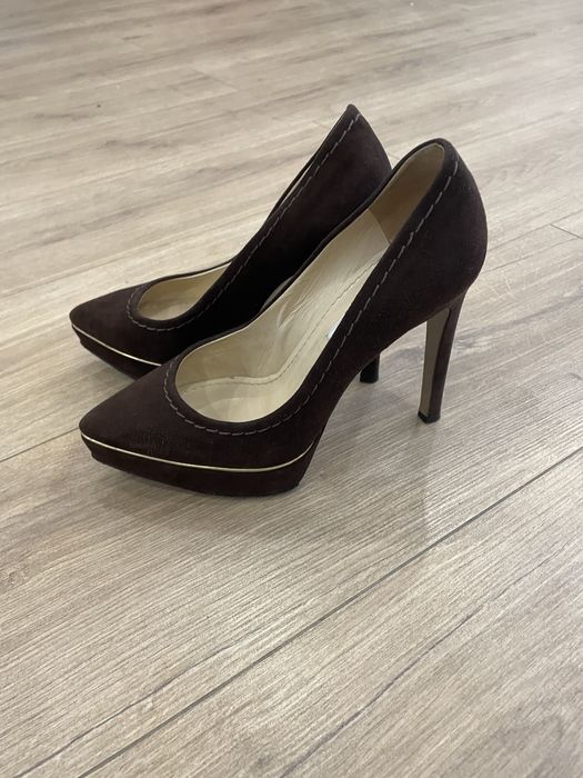 Туфли замшевые