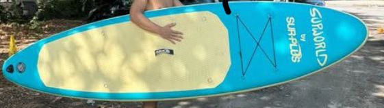 Надуваем падъл борд SUP ( SURPLUS)