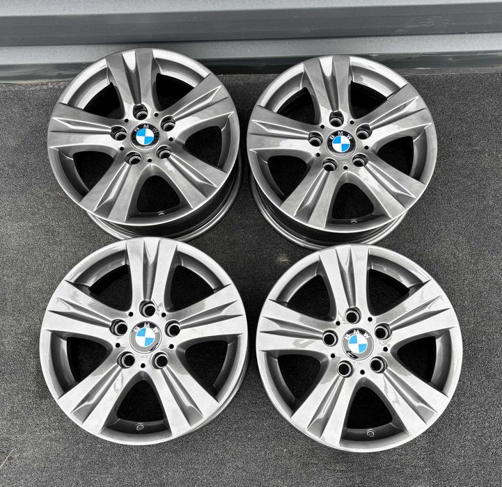 set jante aliaj bmw r16 5x120 seria 1 3 x1 f20 f30 e87 e82 transporter