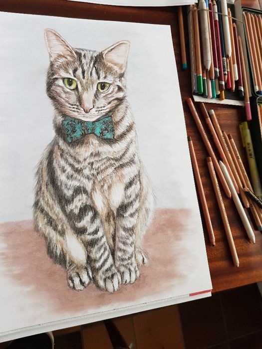 desenez/pictez portrete realistice si alte imagini dupa foto