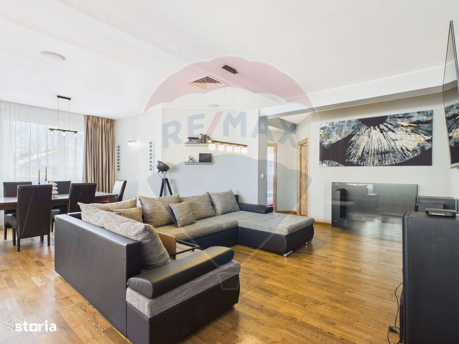 De inchiriat apartament 4 camere | Curte 127 mp | Foisor & parcare