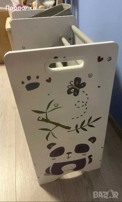 Детска етажерка “Панда” за книжки и играчки