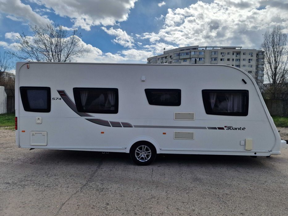 Vand Rulota Elddis Avante 574 | 2013 | 4 locuri | Caravană premium – stare foarte bună