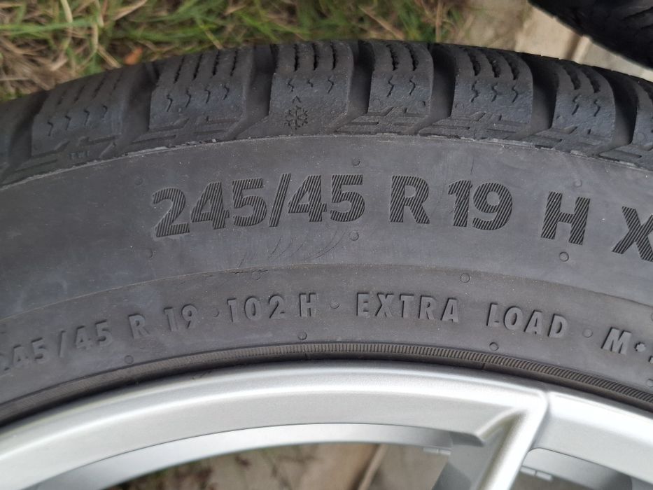 19"Чисто Нови джанти с чисто Нови Зимни гуми Continental  DOT 24 с хомологация BMW G60/61 style 933
