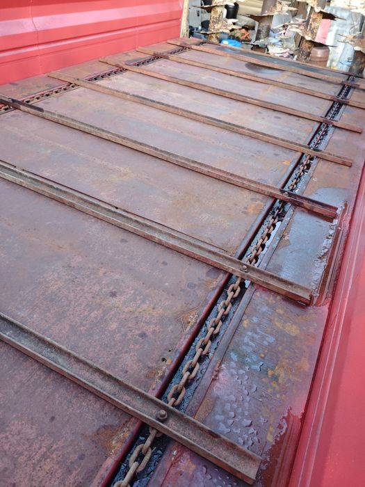 Mig de gunoi metalic,remorca împrăștiat bălegar, gunoieră