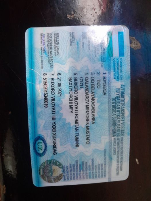 Tico daewoo sotiladi