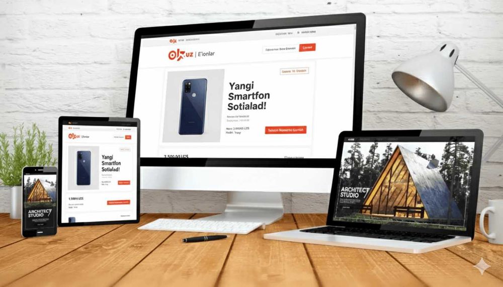 Sayt yaratish || Tez + Zamonaviy + Arzon || 1 yil BEPUL Domen