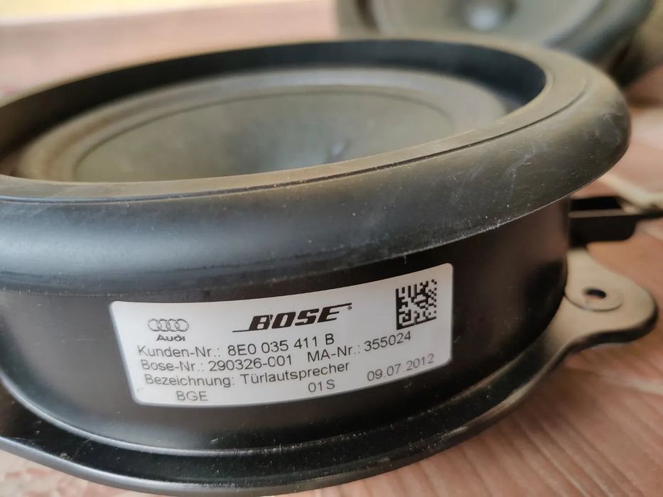 Sistem audio BOSE statie boxe subwoofer tweetere Seat Exeo Audi A4 B6 B7 3R0035382A BREAK