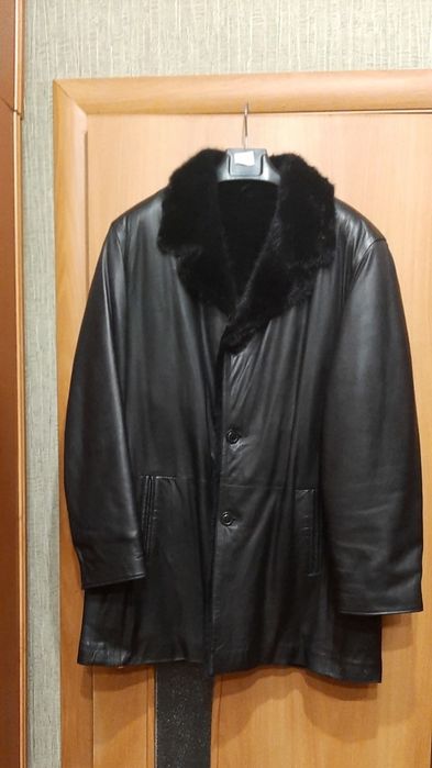 Турецкая куртка натуральная кожа,мех