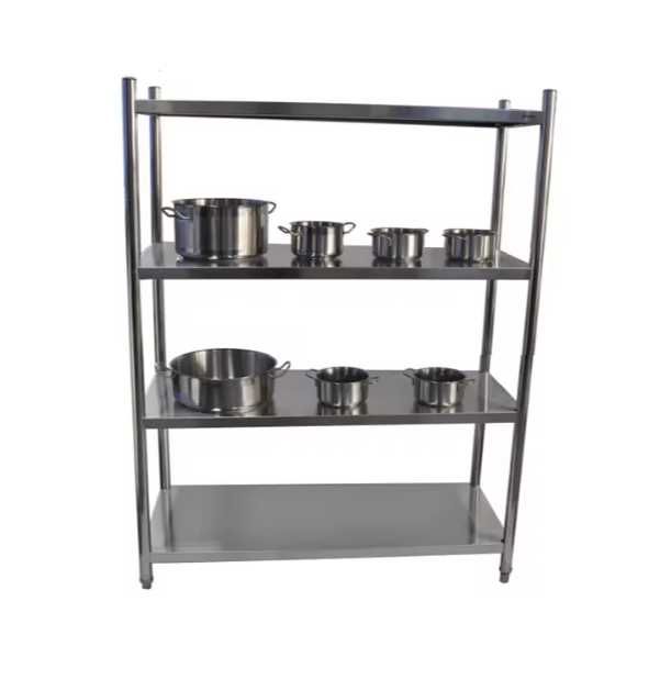 Raft din inox cu polita plina ,rastel din inox ,Nou-Factura-Transport