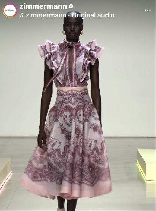 Zimmerman top and skirt