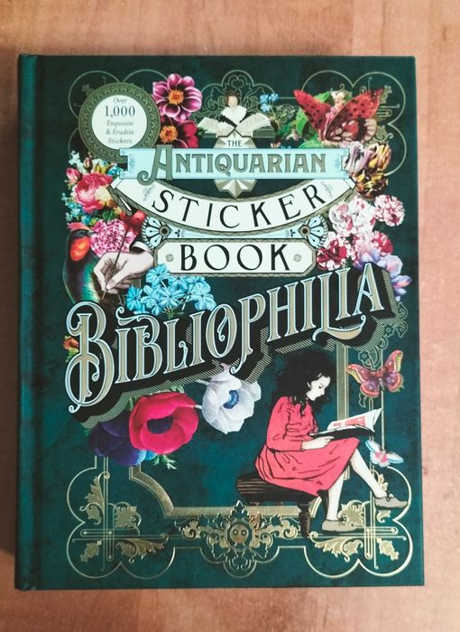 Carte de sitckere Antiquarian Sticker Book: Bibliophilia
