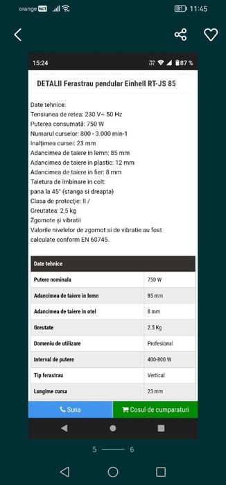 Vând pachet einhell