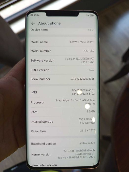 Нов Huawei mate 50pro 512gb,Huawei watch gt3, galaxy buds pro