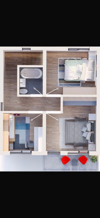 Casă P+1 finisată complet - zona Ford-Capsunarie 105.000 euro