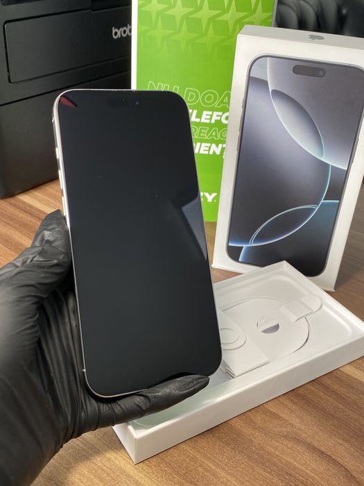 iPhone 16 Pro Max • 256 GB • White Titanium