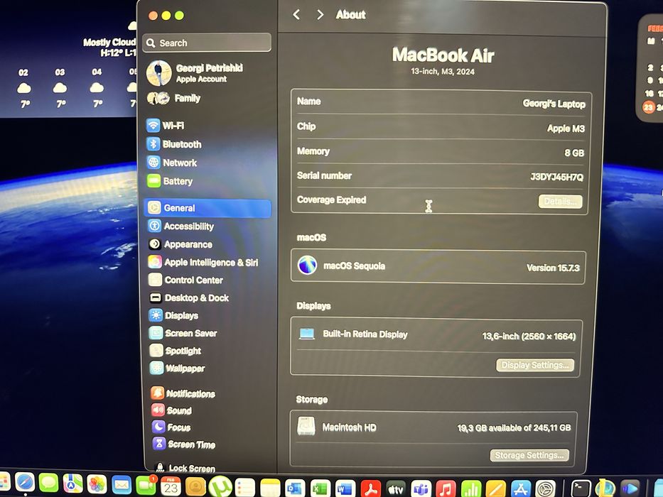 Macbook Air M3 Като нов