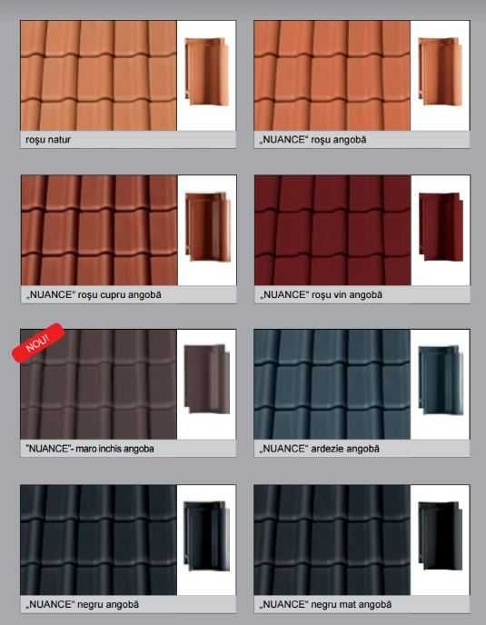 Tigla ceramica CREATON clasic si solzi - dealer autorizat