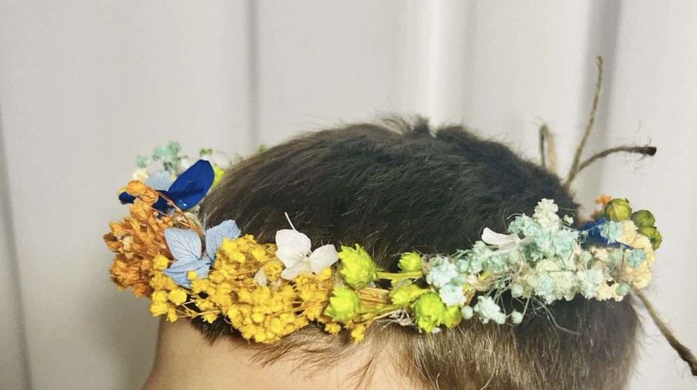 Coronite adulti / copii din Plante si flori naturale stabilizate