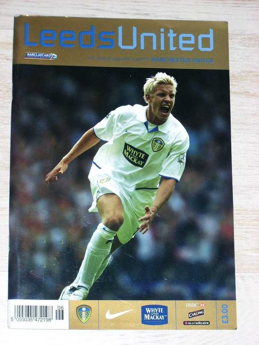 Лийдс Юнайтед оригинални английски футболни програми 1997, 1999, 2002