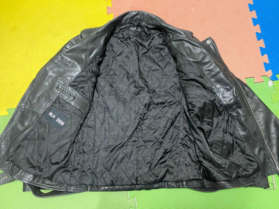 ''BLK DNM Leather Biker Jacket''оригинално кожено яке М размер