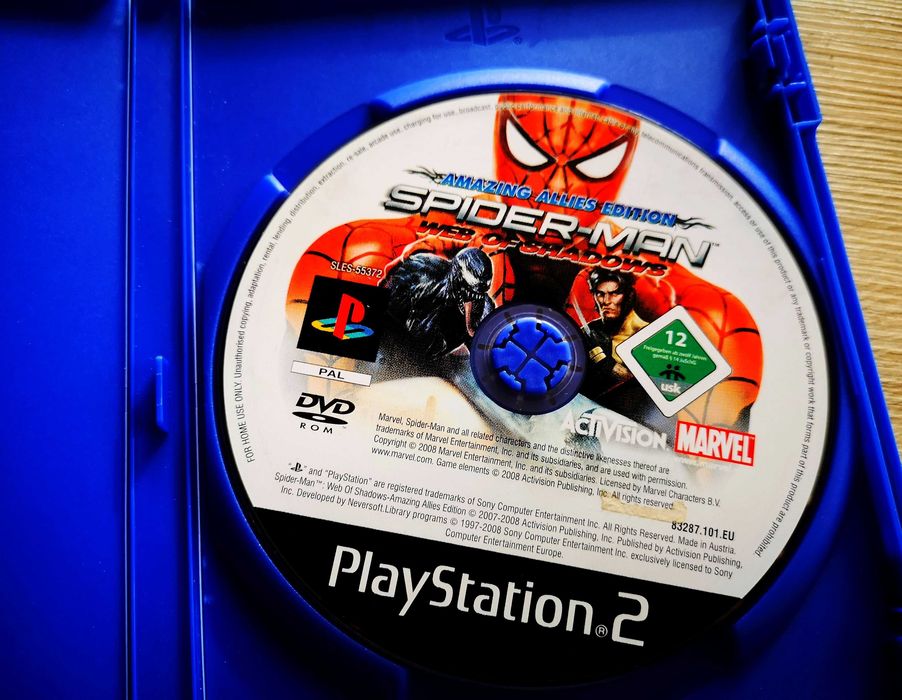 PS2 Spider-Man: Web of Shadows PlayStation 2
