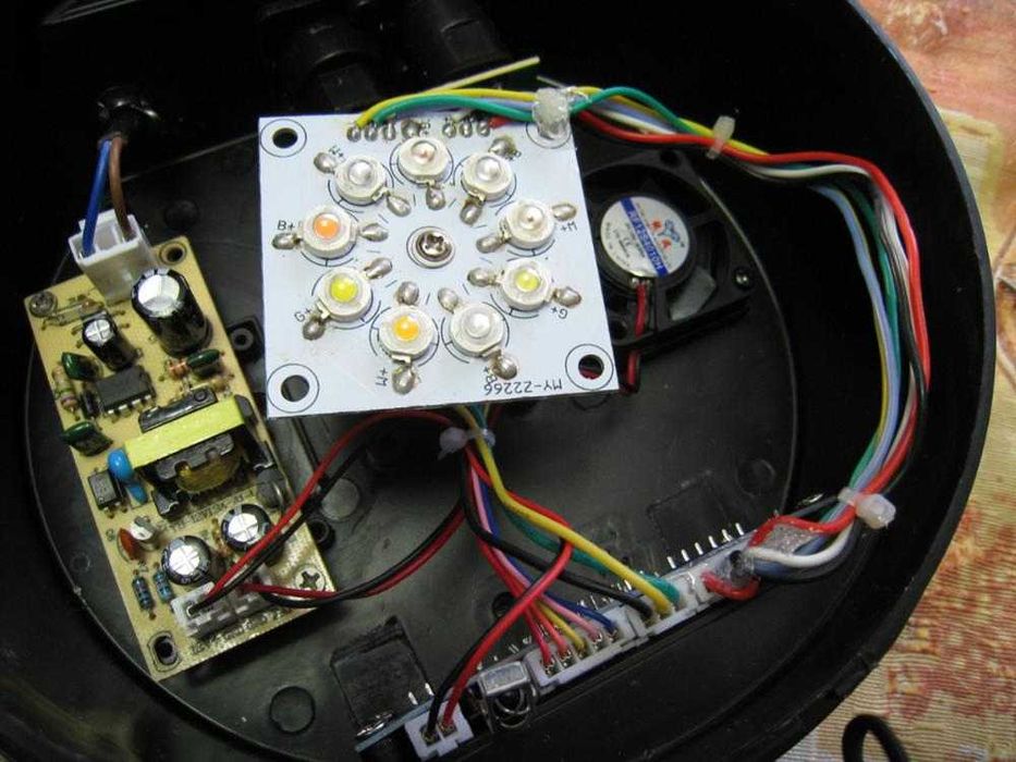 Ремонт светомузыки, колонок, усилителей, проекторов, фонтанов