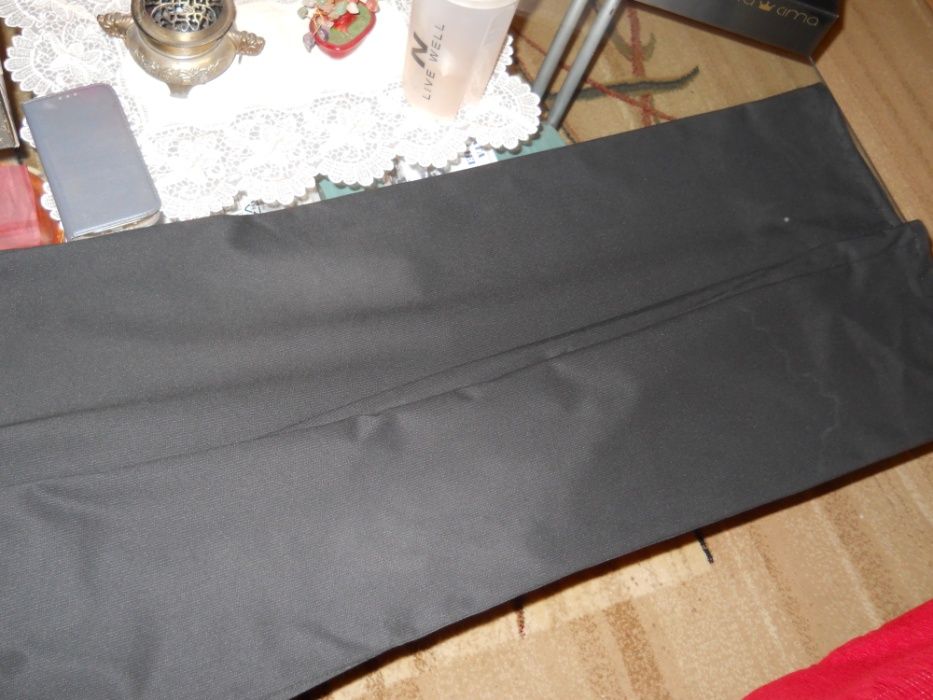 vand pantaloni barbati, noi, material ripsat, marimea M