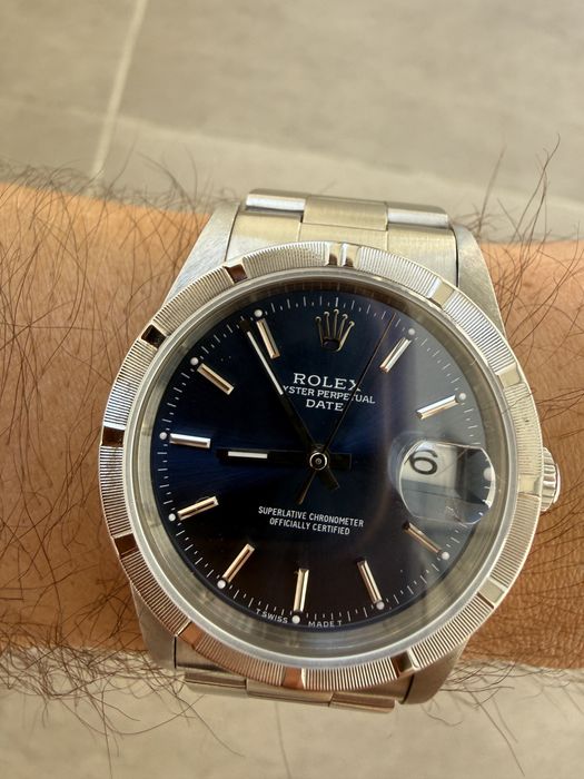Rolex Oyster Perpetual 34 Blue Dial