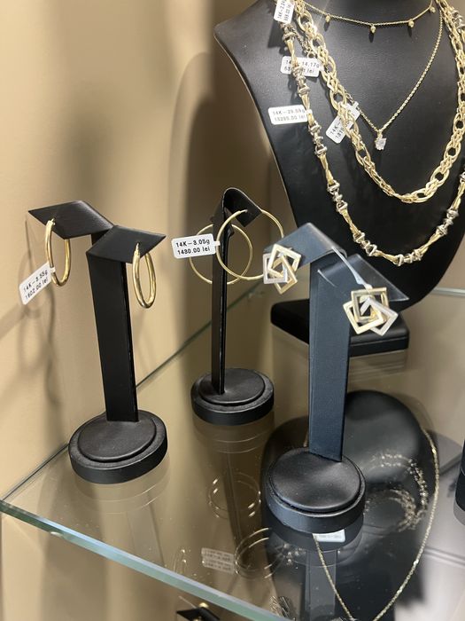 Bijuterii aur 14k 18k 585 750 lant bratara cercei  inel dama, barbat colier