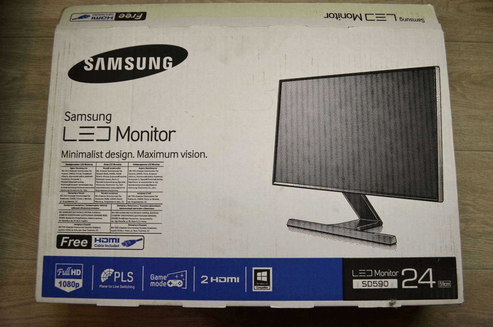 Монитор Samsung  LS24D590PLX/CI