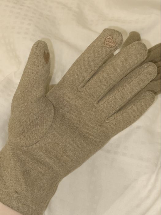 Перчатка бежево-коричневая o’stin