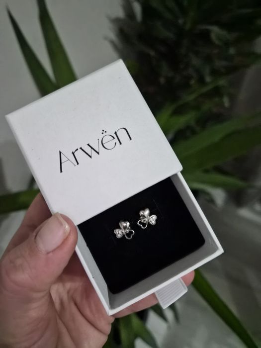 Сребърни обеци (сърца)