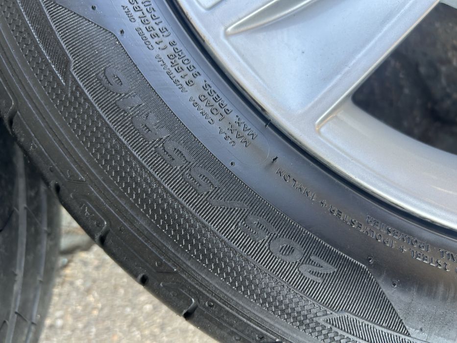 Jante aliaj 5x112mm, anvelope vara 205/55 R16, Audi A3, A4 B6, B7, VW, Seat, Skoda
