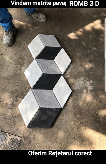 OFERTA SEZONULUI EMAG matrite romb 3D forme pavaj constructi pavele