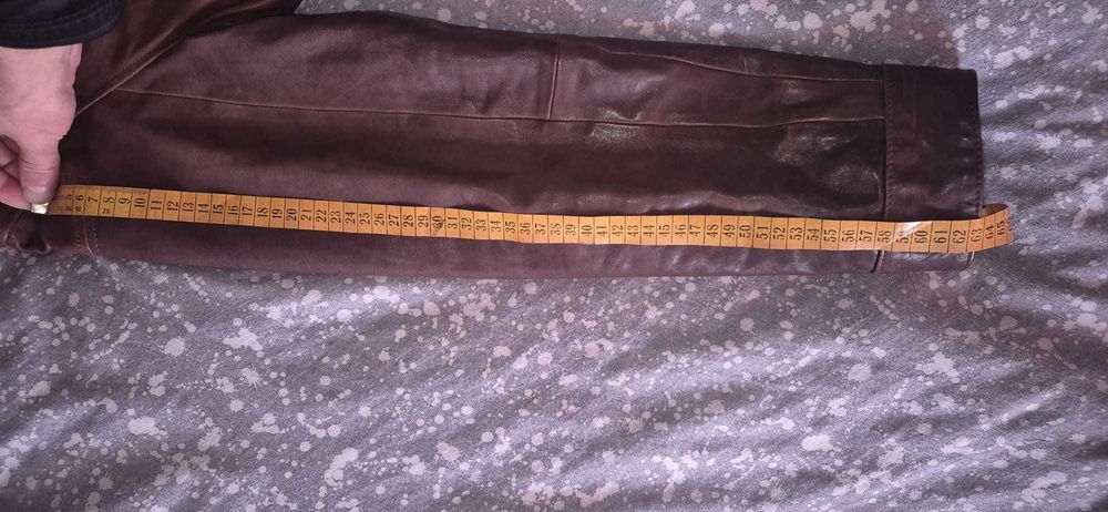 Geacă Piele Naturală M&S Autograph -Calitate Premium- Stil Café Racer