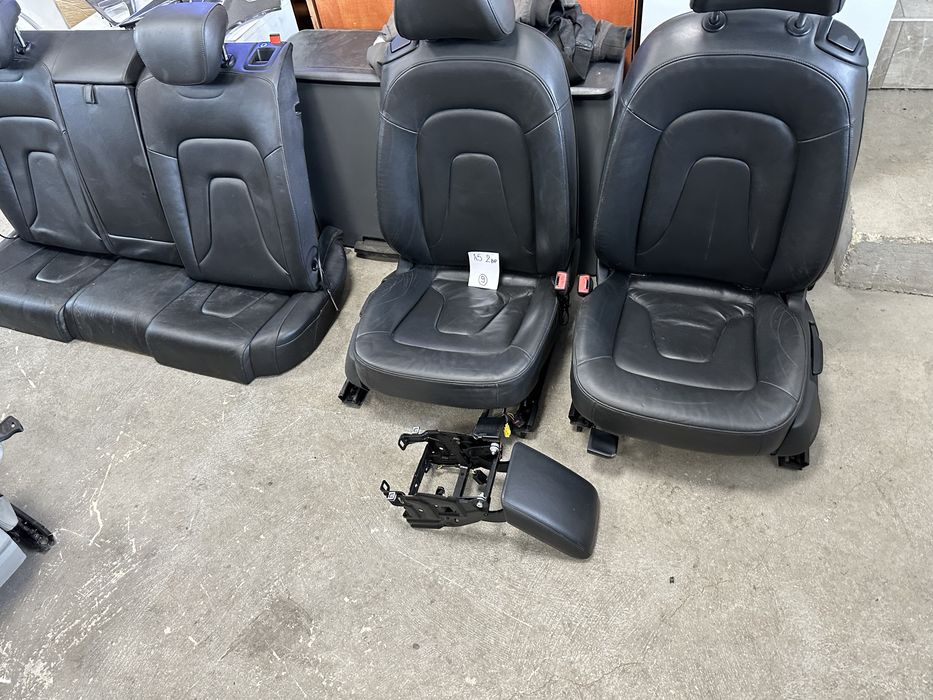 Кожен салон черен Audi A5 8t Coupe черен ном 9