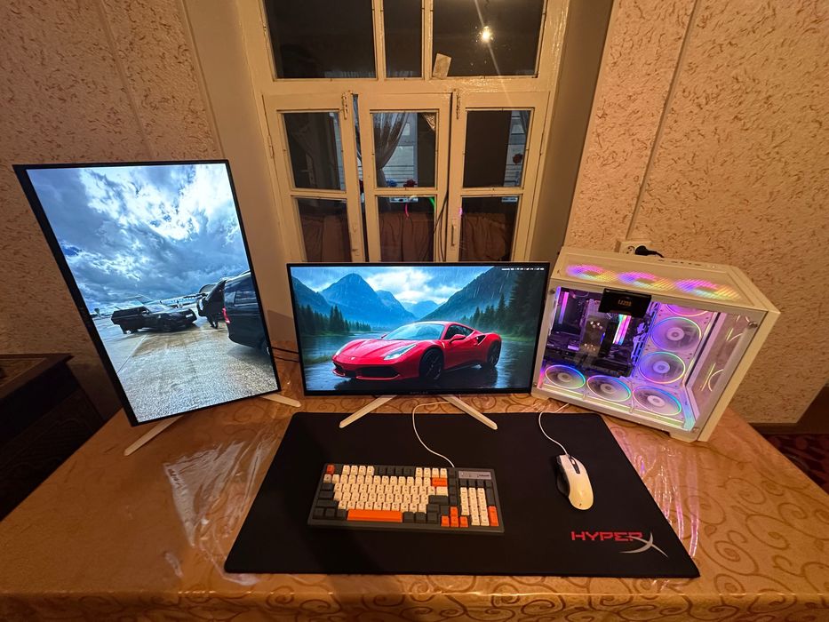 Gaming PC i5-12400F | RTX 3060 12GB | 32GB RAM | 1TB SSD | 2×27” 180Hz