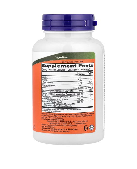Supliment Alimentar Now Foods Candida Support 90 Veg Caps Sigilat