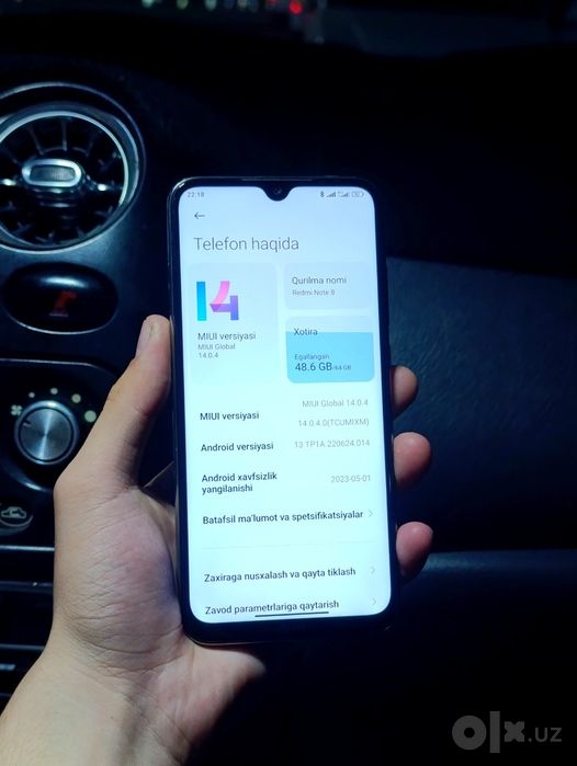 Redmi note 8 ochilmagan ideal