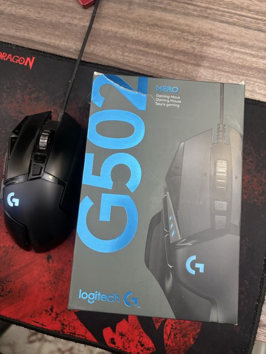 Logitech G502 HERO с налична кутия