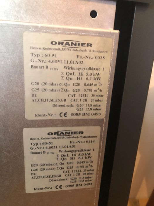 Soba semineu pe gaz apartament modern