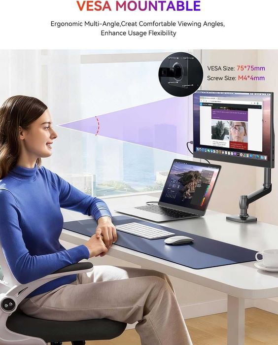 Портативный монитор UPERFECT 15.6" IPS 125% sRGB FullHD 1080P|60Hz