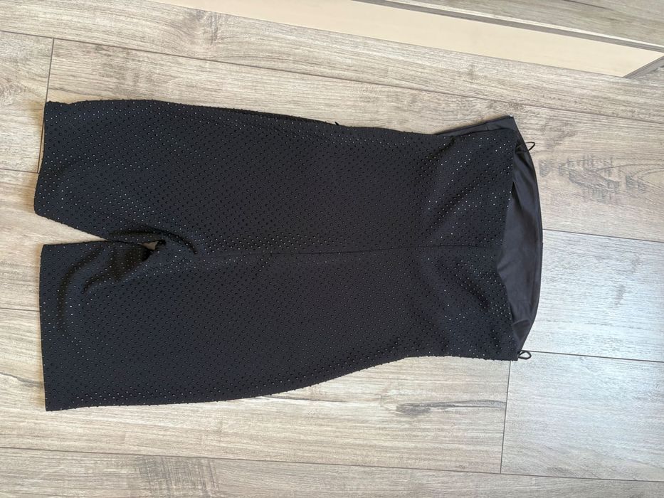 ZARA гащеризон Romper с мъниста, черен, размер M, нов