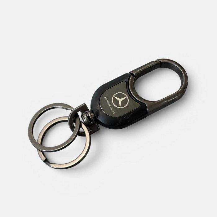 Луксозен метален ключодържател Mercedes Benz – графитен дизайн
