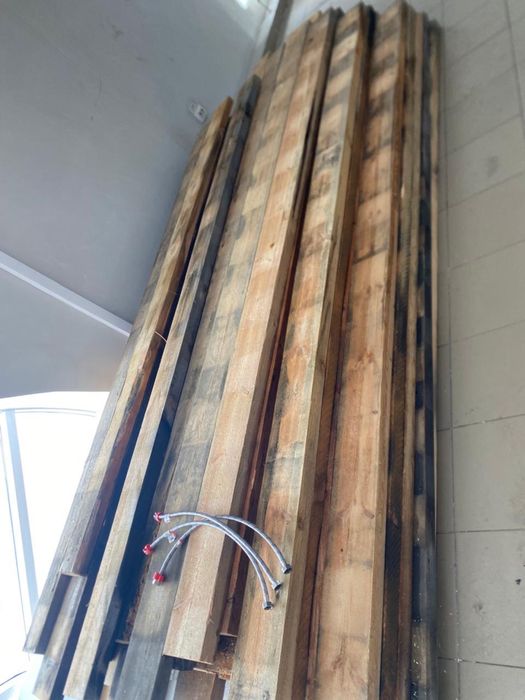 Новые стропила разных размеров